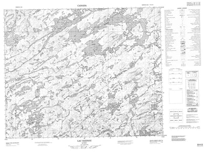 Lac Sazinou, QC (033A12 CanMatrix)