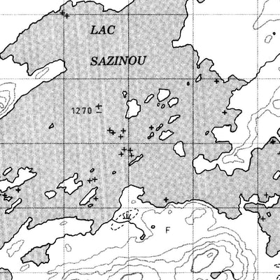 Lac Sazinou, QC (033A12 CanMatrix)