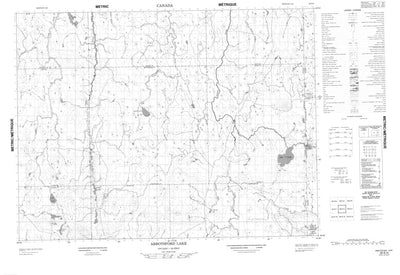 Abbotsford Lake, ON (032E04 CanMatrix)