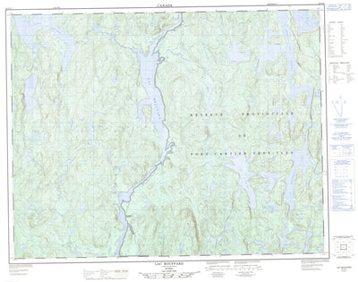 Lac Bouffard, QC (022J12 CanMatrix)
