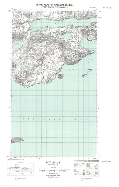 Pottles Bay East, NL (013I05 CanMatrix)