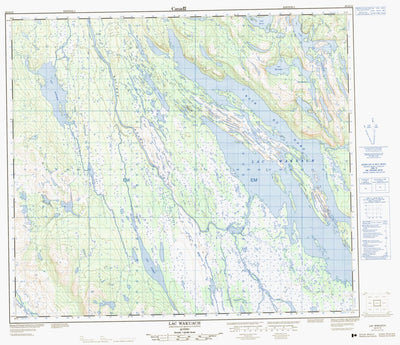 Lac Wakuach, QC (023O12 CanMatrix)