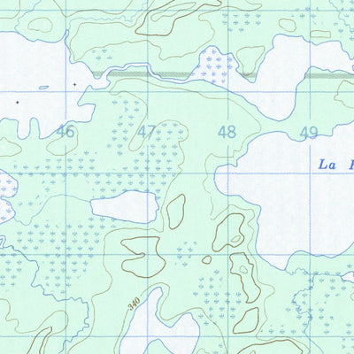 Lac Inconnu, QC (032G13 CanMatrix)