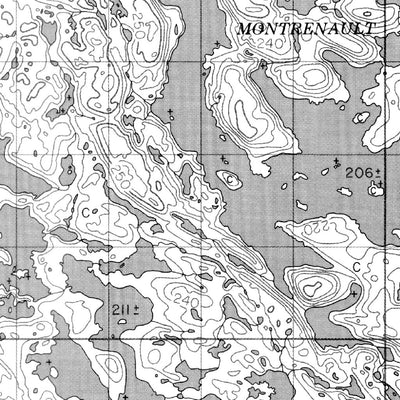 Lac Montrenault, QC (034J02 CanMatrix)