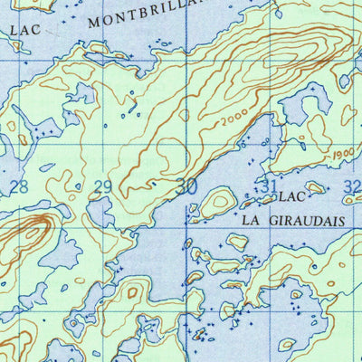 Lac Montbrillant, QC (023E08 CanMatrix)