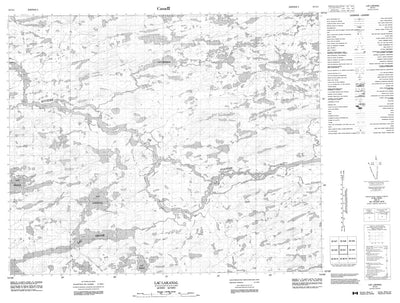 Lac Lakanal, QC (033G01 CanMatrix)