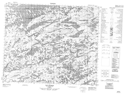 Lac Dalmas, QC (023E05 CanMatrix)