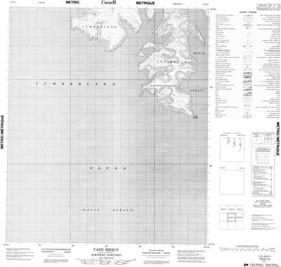 Cape Mercy, NU (016D13 CanMatrix)