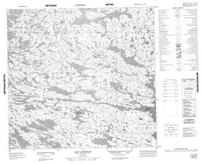 Lac Ladignac, QC (034I05 CanMatrix)