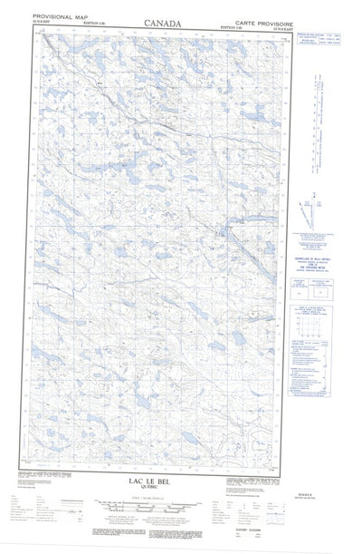 Lac Le Bel East, NU (033N06 CanMatrix)