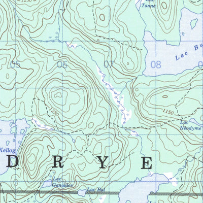 Lac Kellog, QC (031K16 CanMatrix)
