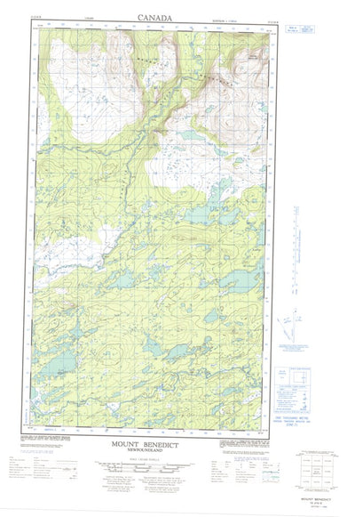 Mount Benedict East, NL (013J10 CanMatrix)