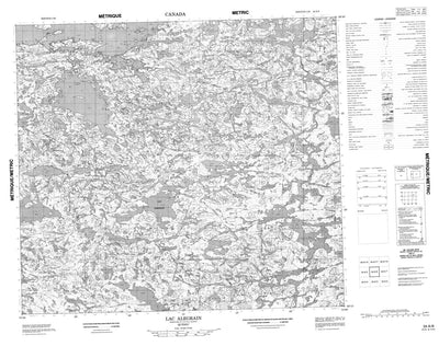 Lac Alegrain, QC (034A06 CanMatrix)
