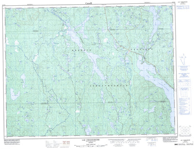 Lac Chigoubiche, QC (032H04 CanMatrix)