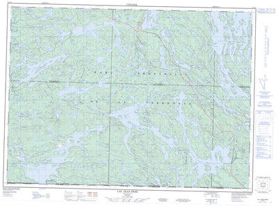 Lac Jean-Péré, QC (031N02 CanMatrix)