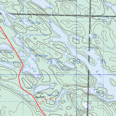 Lac Jean-Péré, QC (031N02 CanMatrix)
