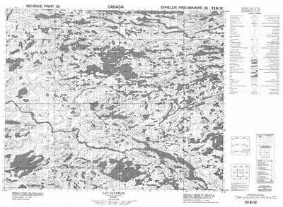 Lac Gladman, QC (033B12 CanMatrix)