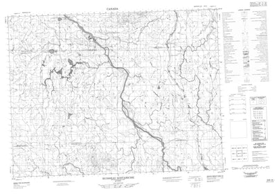 Ruisseau Kistabiche, QC (032E08 CanMatrix)