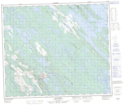 Knob Lake, NL (023J15 CanMatrix)