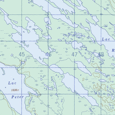 Knob Lake, NL (023J15 CanMatrix)