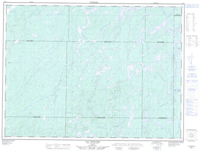 Lac Bongard, QC (032B05 CanMatrix)