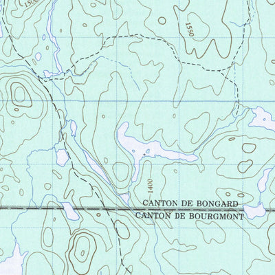 Lac Bongard, QC (032B05 CanMatrix)