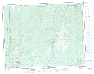 Lac Des Rapides, QC (022J08 CanMatrix)