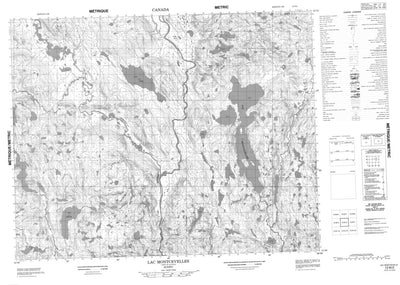 Lac Montcevelles, QC (012N02 CanMatrix)