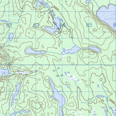 Lac Désaulniers, QC (012M06 CanMatrix)