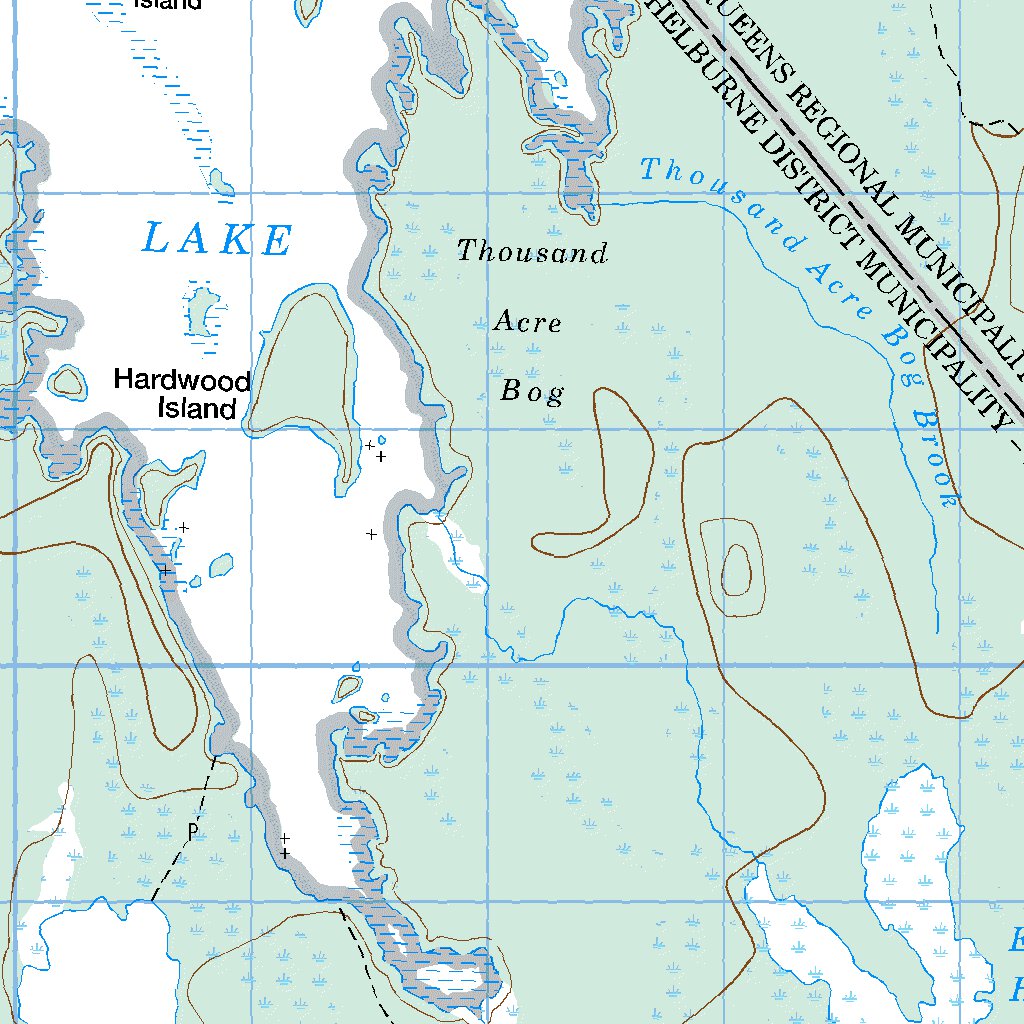 Lake Rossignol, NS (021A03 CanMatrix) Map by Natural Resources