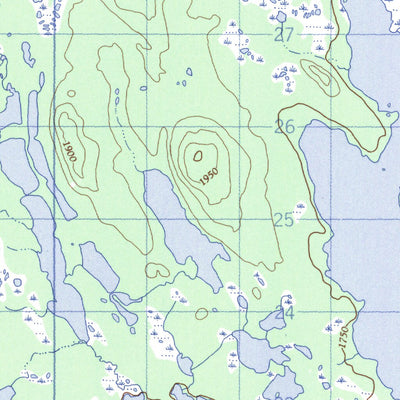 Lac À L'Eau Claire East, NL (023A12 CanMatrix)