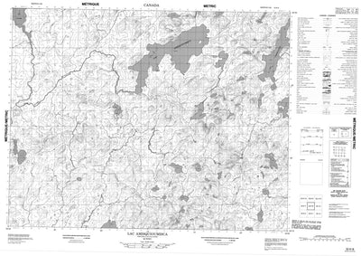 Lac Amisquioumisca, QC (032K08 CanMatrix)