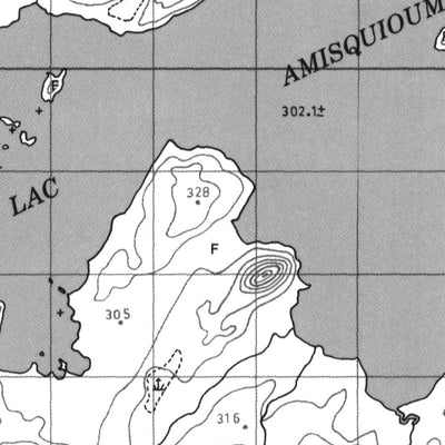 Lac Amisquioumisca, QC (032K08 CanMatrix)
