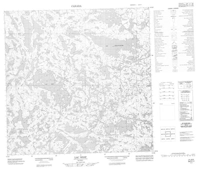 Lac Wesp, QC (034P11 CanMatrix)