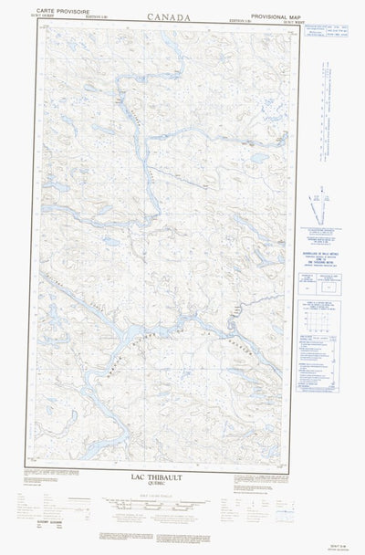 Lac Thibault West, QC (033N07 CanMatrix)