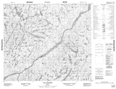Lac Lachaîne, QC (023N07 CanMatrix)