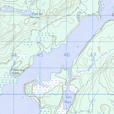 Réservoir Baskatong, QC (031J13 CanMatrix)