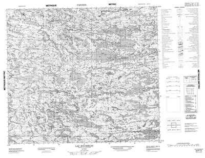 Lac Rousselin, QC (033P13 CanMatrix)