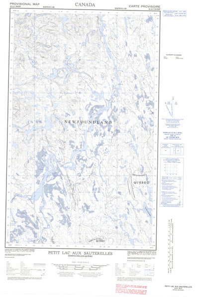 Petit Lac Aux Sauterelles West, NL (023A01 CanMatrix)