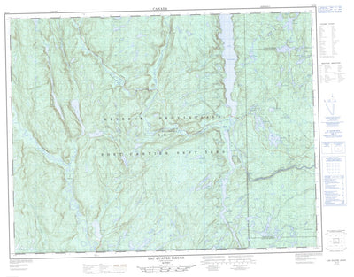 Lac Quatre Lieues, QC (022J03 CanMatrix)