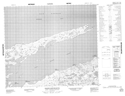 Pointe Majuriarvik, NU (033L14 CanMatrix)