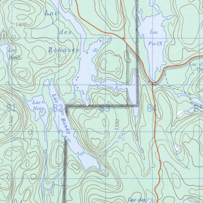 Lac-Nominingue, QC (031J06 CanMatrix)