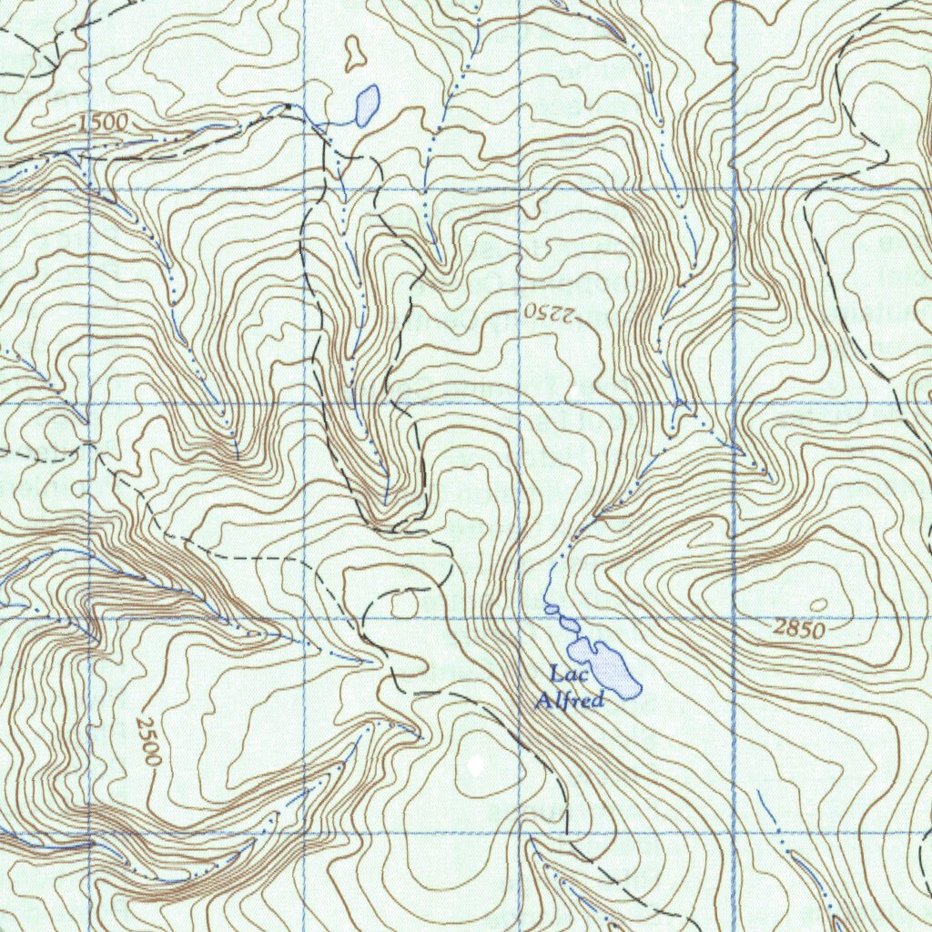 Lac Humqui, QC (022B05 CanMatrix) Map by Natural Resources Canada