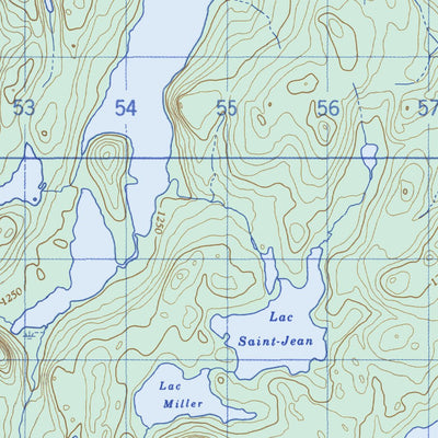 Lac Clairval, QC (022K08 CanMatrix)