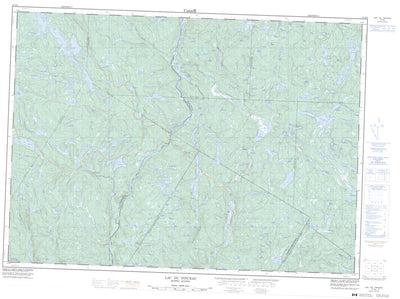 Lac Du Pinceau, QC (031K05 CanMatrix)
