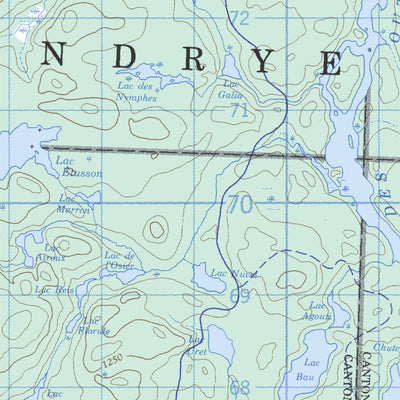 Lac Otanibi, QC (031N12 CanMatrix)