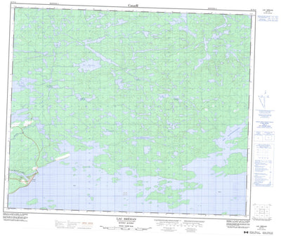 Lac Bréhan, QC (033F14 CanMatrix)
