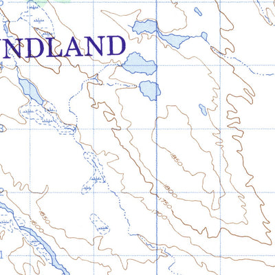 Stakit Lake West, NL (023J10 CanMatrix)
