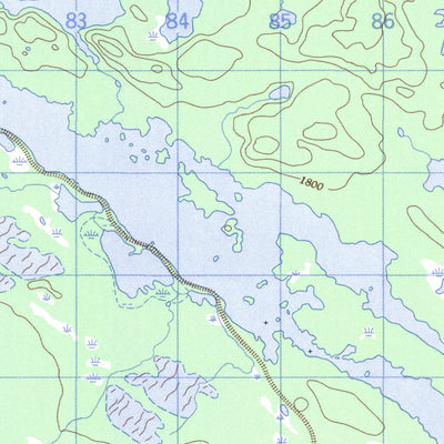 Senécal Lake, NL (013D03 CanMatrix)