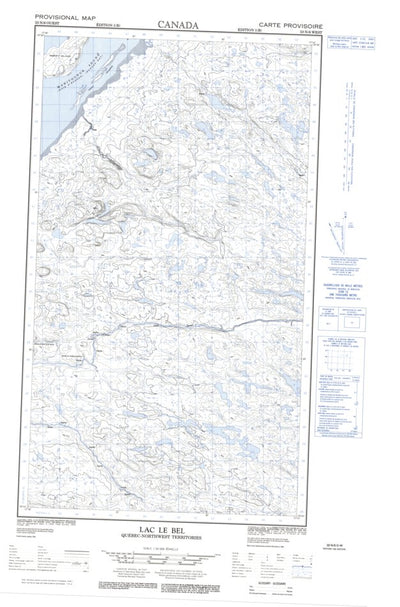 Lac Le Bel West, NU (033N06 CanMatrix)